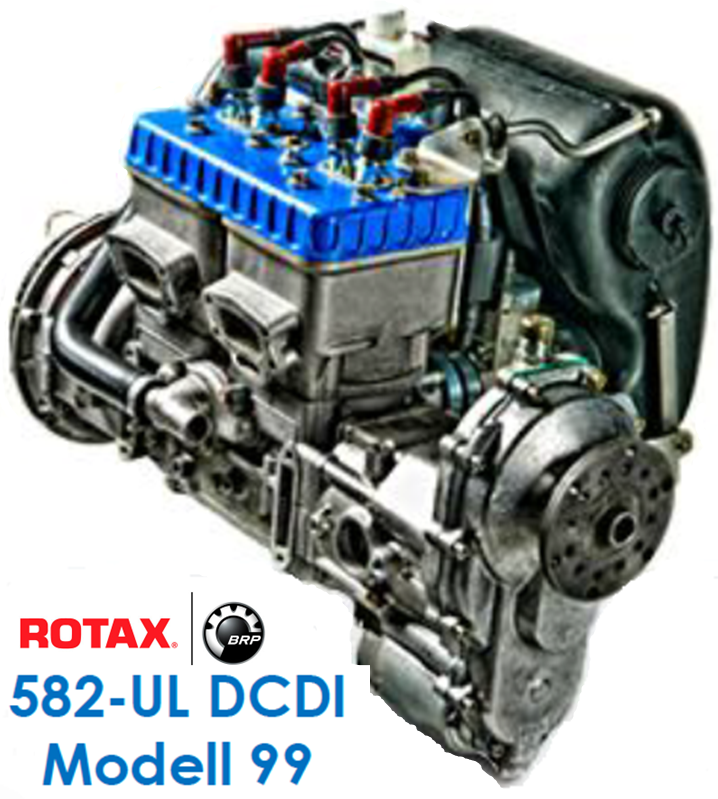 ROTAX 582 UL DCDI Model 99 Aircraft Engine